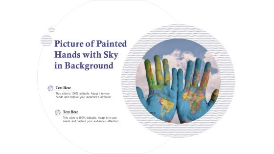 Picture Of Painted Hands With Sky In Background Ppt PowerPoint Presentation Icon Guidelines Picture Of Painted Hands With Sky In Background Ppt PowerPoint Presentation Icon Guidelines