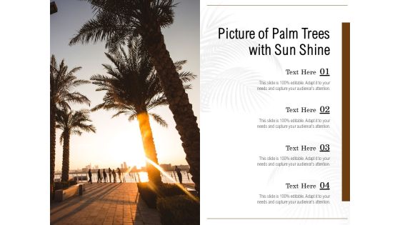 Picture Of Palm Trees With Sun Shine Ppt PowerPoint Presentation Icon Gridlines PDF Picture Of Palm Trees With Sun Shine Ppt PowerPoint Presentation Icon Gridlines PDF