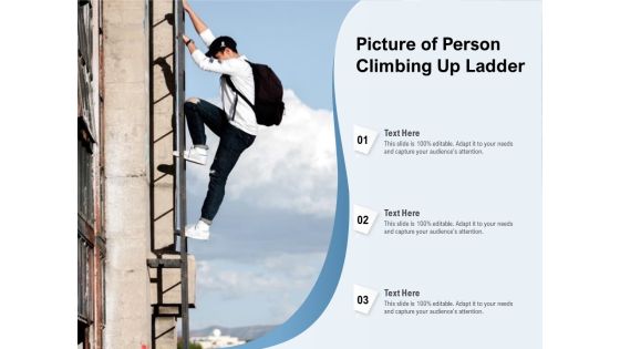 Picture Of Person Climbing Up Ladder Ppt PowerPoint Presentation Gallery Graphics PDF Picture Of Person Climbing Up Ladder Ppt PowerPoint Presentation Gallery Graphics PDF