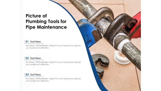 Picture Of Plumbing Tools For Pipe Maintenance Ppt PowerPoint Presentation Slide PDF Picture Of Plumbing Tools For Pipe Maintenance Ppt PowerPoint Presentation Slide PDF