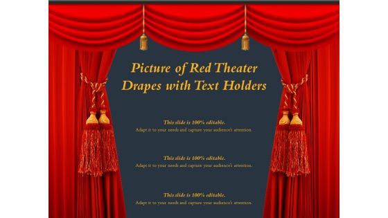Picture Of Red Theater Drapes With Text Holders Ppt PowerPoint Presentation Model Inspiration Picture Of Red Theater Drapes With Text Holders Ppt PowerPoint Presentation Model Inspiration