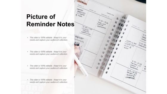 Picture Of Reminder Notes Ppt PowerPoint Presentation Infographic Template Mockup