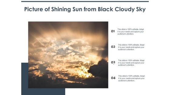 Picture Of Shining Sun From Black Cloudy Sky Ppt PowerPoint Presentation File Inspiration PDF Picture Of Shining Sun From Black Cloudy Sky Ppt PowerPoint Presentation File Inspiration PDF