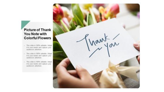 Picture Of Thank You Note With Colorful Flowers Ppt Powerpoint Presentation Slides Mockup Picture Of Thank You Note With Colorful Flowers Ppt Powerpoint Presentation Slides Mockup
