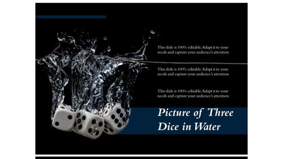 Picture Of Three Dice In Water Ppt PowerPoint Presentation Pictures Inspiration PDF Picture Of Three Dice In Water Ppt PowerPoint Presentation Pictures Inspiration PDF