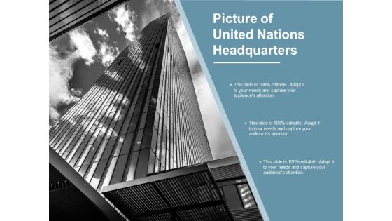 Picture Of United Nations Headquarters Ppt PowerPoint Presentation Ideas Design Ideas