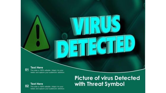 Picture Of Virus Detected With Threat Symbol Ppt PowerPoint Presentation Gallery Show PDF Picture Of Virus Detected With Threat Symbol Ppt PowerPoint Presentation Gallery Show PDF