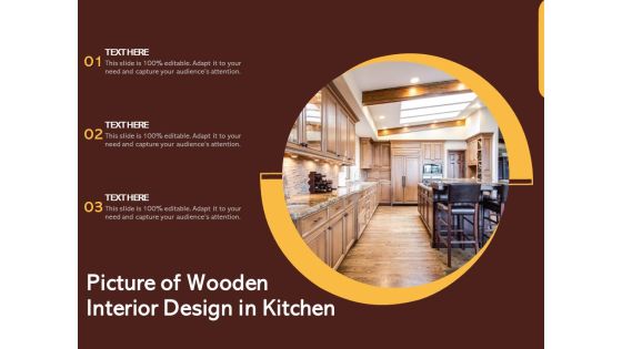 Picture Of Wooden Interior Design In Kitchen Ppt PowerPoint Presentation Gallery Design Templates PDF