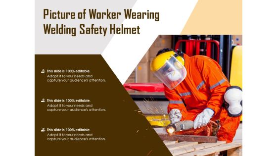 Picture Of Worker Wearing Welding Safety Helmet Ppt PowerPoint Presentation Pictures Templates Picture Of Worker Wearing Welding Safety Helmet Ppt PowerPoint Presentation Pictures Templates