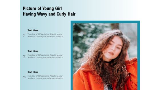 Picture Of Young Girl Having Wavy And Curly Hair Ppt PowerPoint Presentation Styles Shapes PDF Picture Of Young Girl Having Wavy And Curly Hair Ppt PowerPoint Presentation Styles Shapes PDF