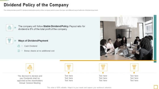 Pitch Book For Investor Funding Contract Dividend Policy Of The Company Ideas PDF Pitch Book For Investor Funding Contract Dividend Policy Of The Company Ideas PDF