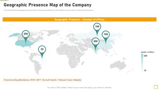 Pitch Book For Investor Funding Contract Geographic Presence Map Of The Company Information PDF Pitch Book For Investor Funding Contract Geographic Presence Map Of The Company Information PDF