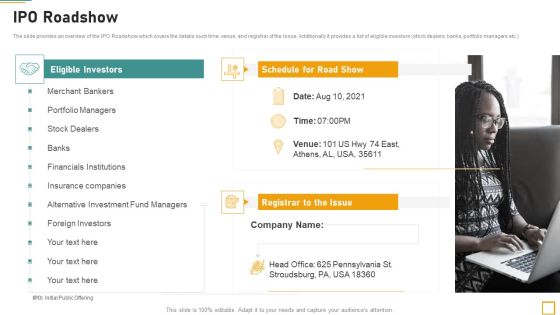 Pitch Book For Investor Funding Contract IPO Roadshow Microsoft PDF Pitch Book For Investor Funding Contract IPO Roadshow Microsoft PDF