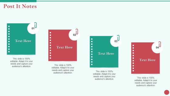 Pitch Deck Private Investor Post It Notes Ppt Show Design Inspiration PDF