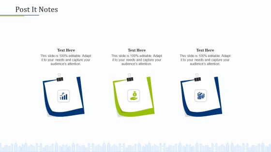 Pitch Deck To Draw External Capital From Commercial Banking Institution Post It Notes Download PDF