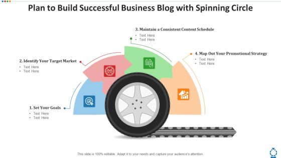 Plan To Build Successful Business Blog With Spinning Circle Pictures PDF Plan To Build Successful Business Blog With Spinning Circle Pictures PDF