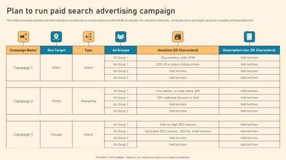 Plan To Run Paid Search Advertising Campaign Ppt PowerPoint Presentation File Infographic Template PDF Plan To Run Paid Search Advertising Campaign Ppt PowerPoint Presentation File Infographic Template PDF
