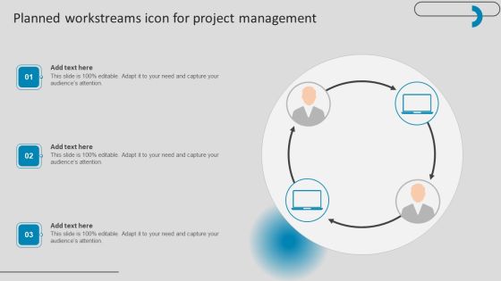 Planned Workstreams Icon For Project Management Structure PDF Planned Workstreams Icon For Project Management Structure PDF