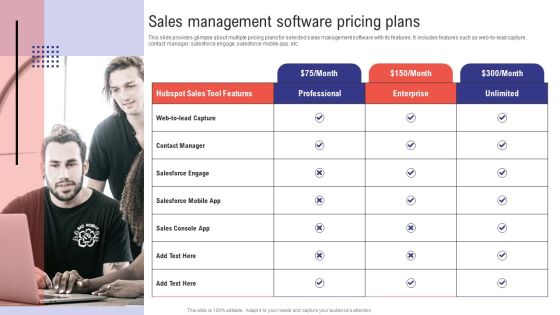 Planning Sales Campaign To Improve Sales Management Software Pricing Plans Designs PDF Planning Sales Campaign To Improve Sales Management Software Pricing Plans Designs PDF