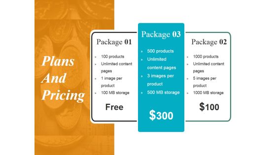Plans And Pricing Ppt PowerPoint Presentation Infographics Portfolio