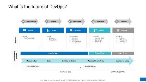 Platform Engineering PowerPoint Template Slides What Is The Future Of Devops Demonstration PDF
