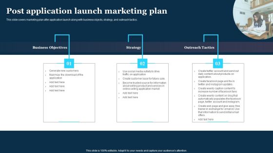 Play Store Launch Techniques For Shopping Apps Post Application Launch Marketing Plan Diagrams PDF Play Store Launch Techniques For Shopping Apps Post Application Launch Marketing Plan Diagrams PDF