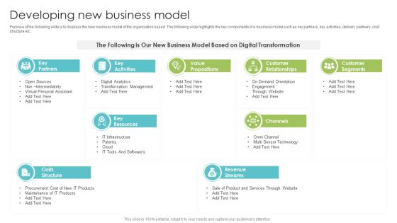 Playbook For Enterprise Transformation Administration Developing New Business Model Rules PDF