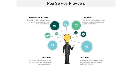 Poe Service Providers Ppt Powerpoint Presentation Infographic Template Background Image Cpb