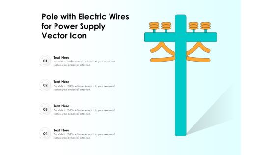 Pole With Electric Wires For Power Supply Vector Icon Ppt PowerPoint Presentation Gallery Slide Portrait PDF Pole With Electric Wires For Power Supply Vector Icon Ppt PowerPoint Presentation Gallery Slide Portrait PDF