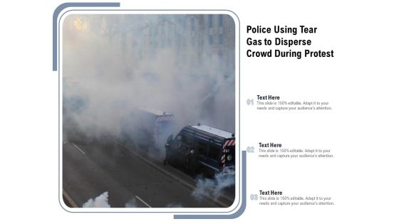 Police Using Tear Gas To Disperse Crowd During Protest Ppt PowerPoint Presentation Gallery Show PDF Police Using Tear Gas To Disperse Crowd During Protest Ppt PowerPoint Presentation Gallery Show PDF