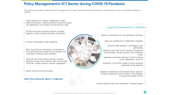 Policy Management In ICT Sector During COVID 19 Pandemic Ppt File Example File PDF Policy Management In ICT Sector During COVID 19 Pandemic Ppt File Example File PDF