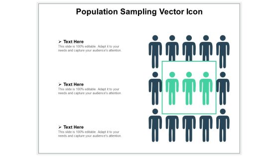Population Sampling Vector Icon Ppt PowerPoint Presentation Gallery Slide PDF