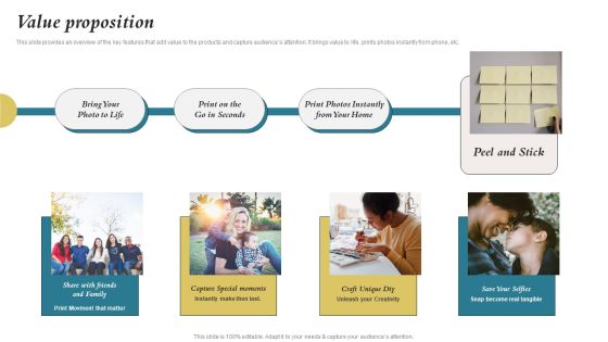 Portable Printing Company Capital Raising Deck Value Proposition Guidelines PDF