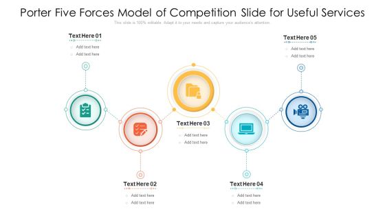Porter Five Forces Model Of Competition Slide For Useful Services Diagrams PDF Porter Five Forces Model Of Competition Slide For Useful Services Diagrams PDF