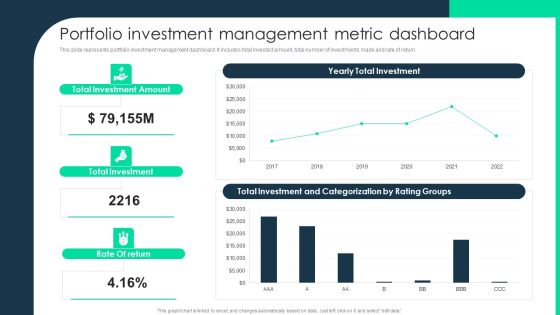 Portfolio Investment Management Metric Dashboard Brochure PDF Portfolio Investment Management Metric Dashboard Brochure PDF