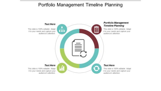 Portfolio Management Timeline Planning Ppt PowerPoint Presentation Infographics Elements Cpb
