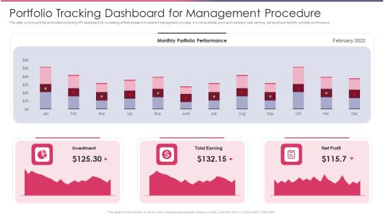 Portfolio Tracking Dashboard For Management Procedure Structure PDF Portfolio Tracking Dashboard For Management Procedure Structure PDF