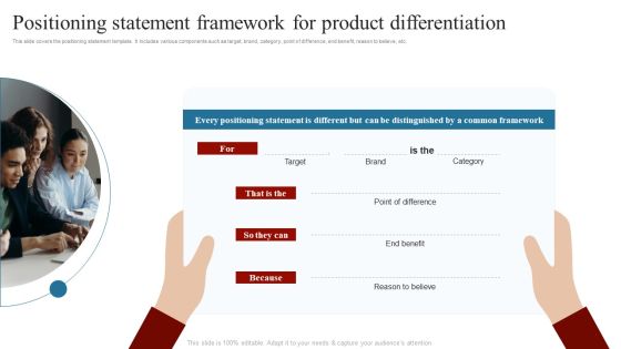 Positioning Statement Framework For Product Differentiation Comprehensive Guide On How Topics PDF Positioning Statement Framework For Product Differentiation Comprehensive Guide On How Topics PDF