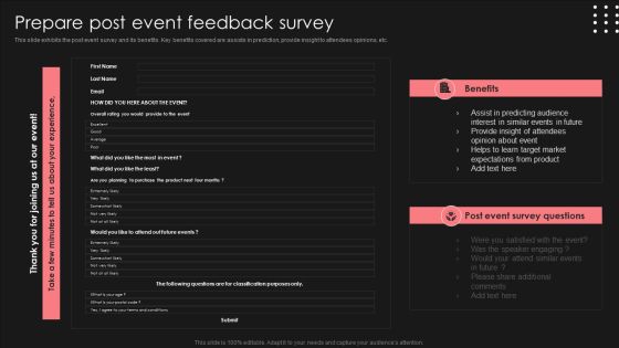 Positive Impact Of Effective Prepare Post Event Feedback Survey Introduction PDF Positive Impact Of Effective Prepare Post Event Feedback Survey Introduction PDF