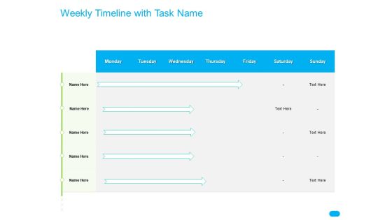 Post COVID Recovery Strategy For Retail Industry Weekly Timeline With Task Name Rules PDF Post COVID Recovery Strategy For Retail Industry Weekly Timeline With Task Name Rules PDF