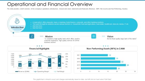 Post Initial Pubic Offering Market Pitch Deck Operational And Financial Overview Elements PDF Post Initial Pubic Offering Market Pitch Deck Operational And Financial Overview Elements PDF