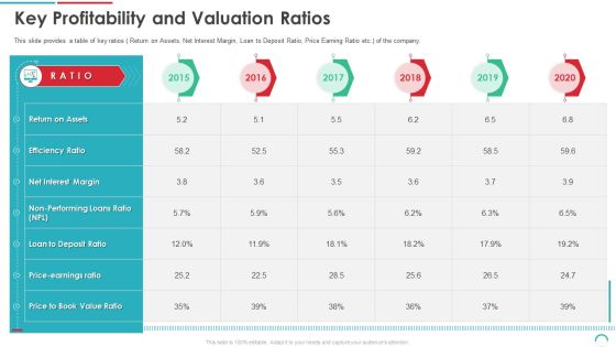 Post Initial Public Offering Equity Financing Pitch Key Profitability And Valuation Ratios Professional PDF Post Initial Public Offering Equity Financing Pitch Key Profitability And Valuation Ratios Professional PDF