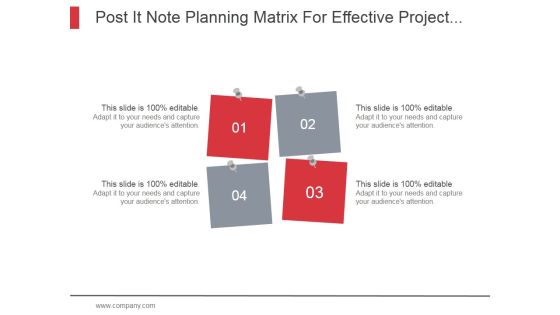 Post It Note Planning Matrix For Effective Project Management Ppt PowerPoint Presentation Backgrounds Post It Note Planning Matrix For Effective Project Management Ppt PowerPoint Presentation Backgrounds