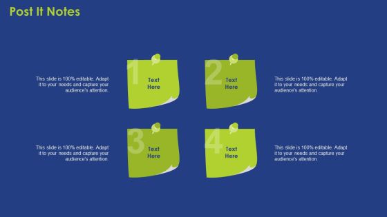 Post It Notes Ppt Layouts Grid PDF