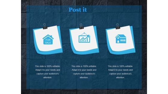 Post It Ppt PowerPoint Presentation Background Designs