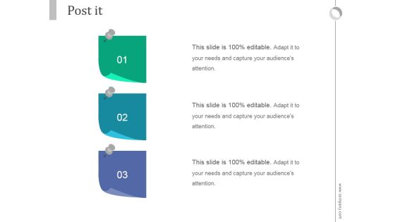 Post It Ppt PowerPoint Presentation Example 2015