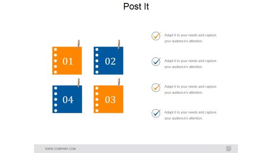 Post It Ppt PowerPoint Presentation Show Format