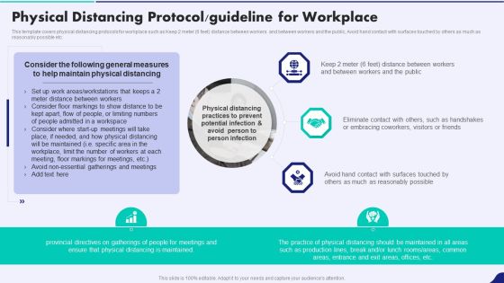Post Pandemic Corporate Playbook Physical Distancing Protocol Guideline For Workplace Mockup PDF Post Pandemic Corporate Playbook Physical Distancing Protocol Guideline For Workplace Mockup PDF
