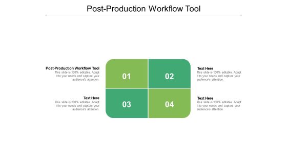 Post Production Workflow Tool Ppt PowerPoint Presentation Slides Ideas Cpb Post Production Workflow Tool Ppt PowerPoint Presentation Slides Ideas Cpb