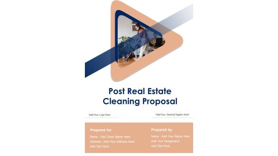 Post Real Estate Cleaning Proposal Example Document Report Doc Pdf Ppt Post Real Estate Cleaning Proposal Example Document Report Doc Pdf Ppt